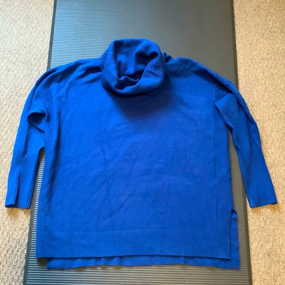 French Connection Sweaters - Wonderfully cozy French Connection cobalt blue cowl neck sweater